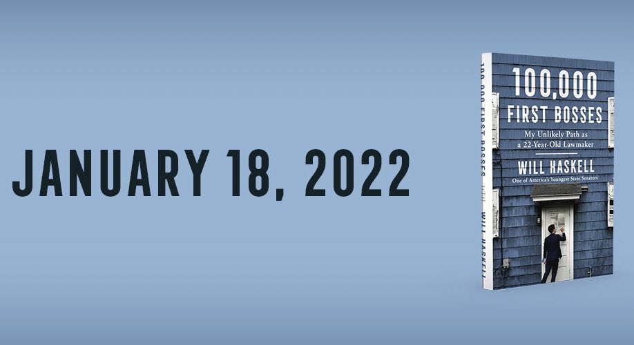 WillHaskellCT's tweet photo. Looking forward to joining the @Morning_Joe conversation tomorrow around 7:30 AM! It’s publication day for 100,000 FIRST BOSSES, and I’ll be sharing why I believe we need more young people at every table where decisions are made. https://t.co/TFZc47Lu7t