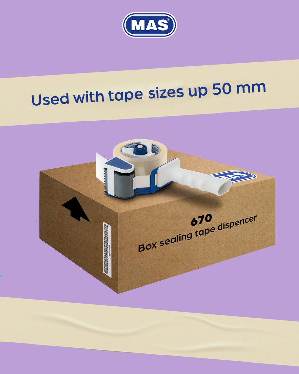 🤗Let the quality touch your work with the MAS Sealing Tape Dispenser Box, the choice of professionals🎉
bit.ly/3eDlbEE
