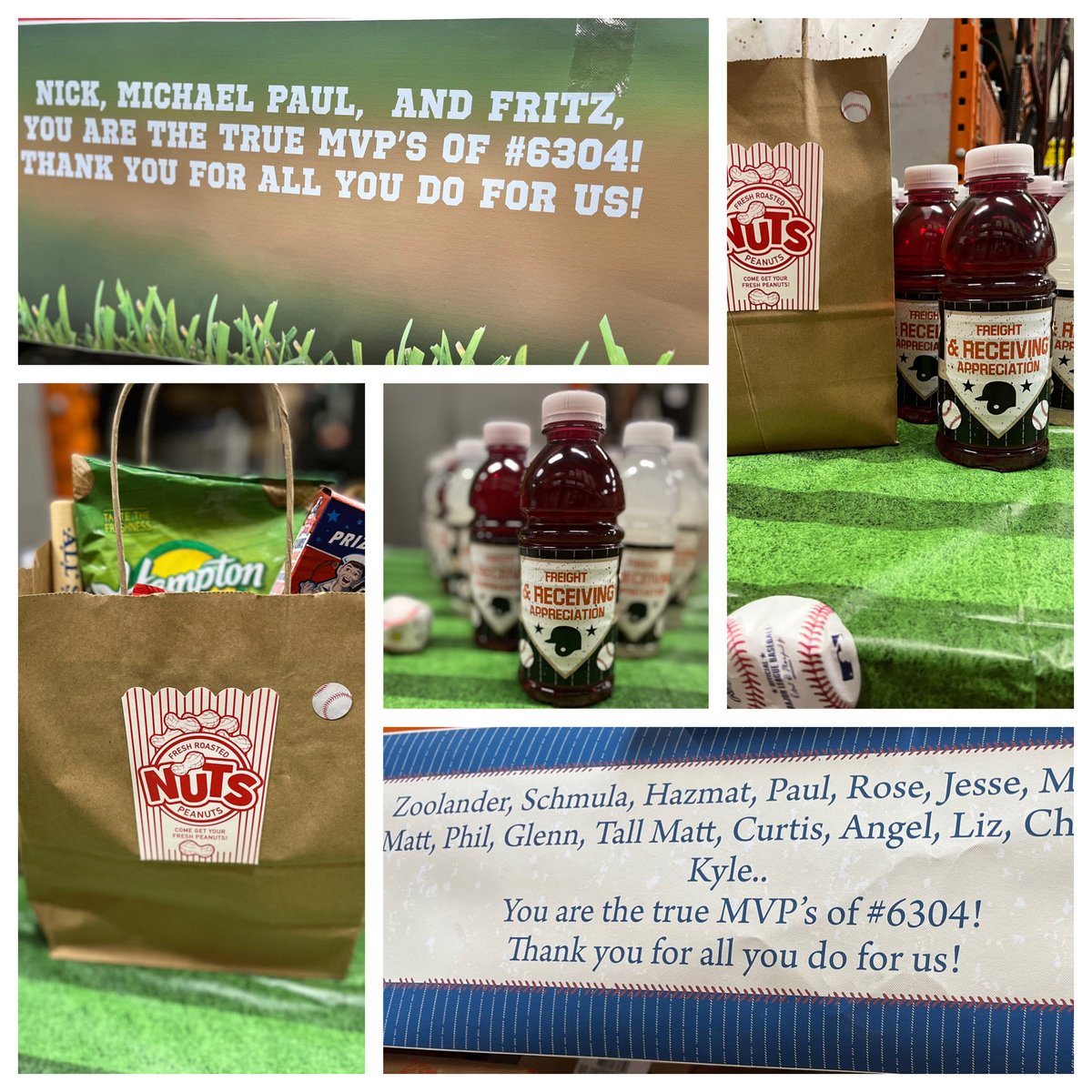 Celebrating our true MVP’s at #6304!  Happy Freight/Receiving Appreciation Week! ⁦<a href="/JimJimenez6304/">Jim</a>⁩ ⁦<a href="/yardleyiv86/">William Yardley IV</a>⁩ ⁦<a href="/PrestyAle/">prestonbranstetter</a>⁩ ⁦⁦<a href="/CrickettSurls/">Crickett Surls</a>⁩ ⁦<a href="/garydemarinis/">Gary DeMarinis</a>⁩ ⁦<a href="/pattifulkerson1/">Patty Fulkerson</a>⁩