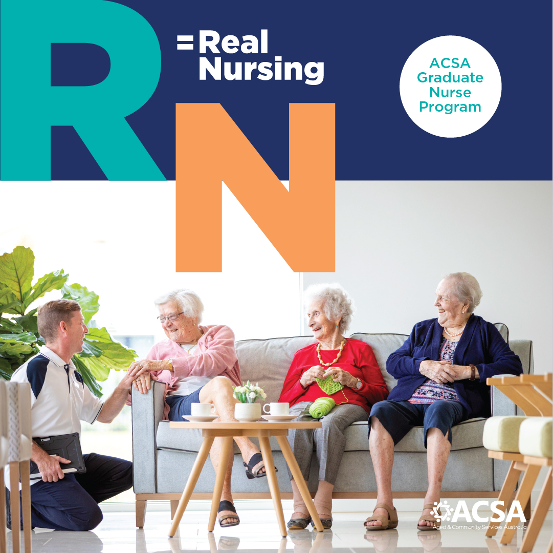 ACSANational's tweet photo. Is your organisation facing workforce shortages with nursing staff ACSA’s Graduate Nurse Program can help you with this challenge. We have a pool of graduate nurses ready and looking to start their career in aged care > https://t.co/JdG4wjESZ5
#realnursing #graduatenurseprogram https://t.co/kkKutpRepU