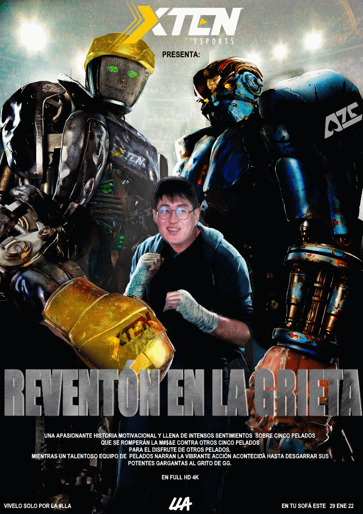 ¡Tenemos tiro! Este 29 de enero le daremos la bienvenida a <a href="/TeamAzeGG/">Team Aze</a> a la @LLA en el Reventón en la Grieta. La nueva super producción de Steven Spilbergo. 

No dejen de apoyar a la #BotArmy en su primer enfrentamiento de esta #LLA 2022.