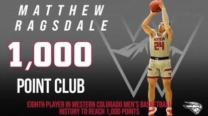 Congratulations to <a href="/colesienknecht/">Cole Sienknecht</a> and <a href="/Matthew_R_23/">Matthew Ragsdale</a> on surpassing 1000 points as Mountaineers👏👏