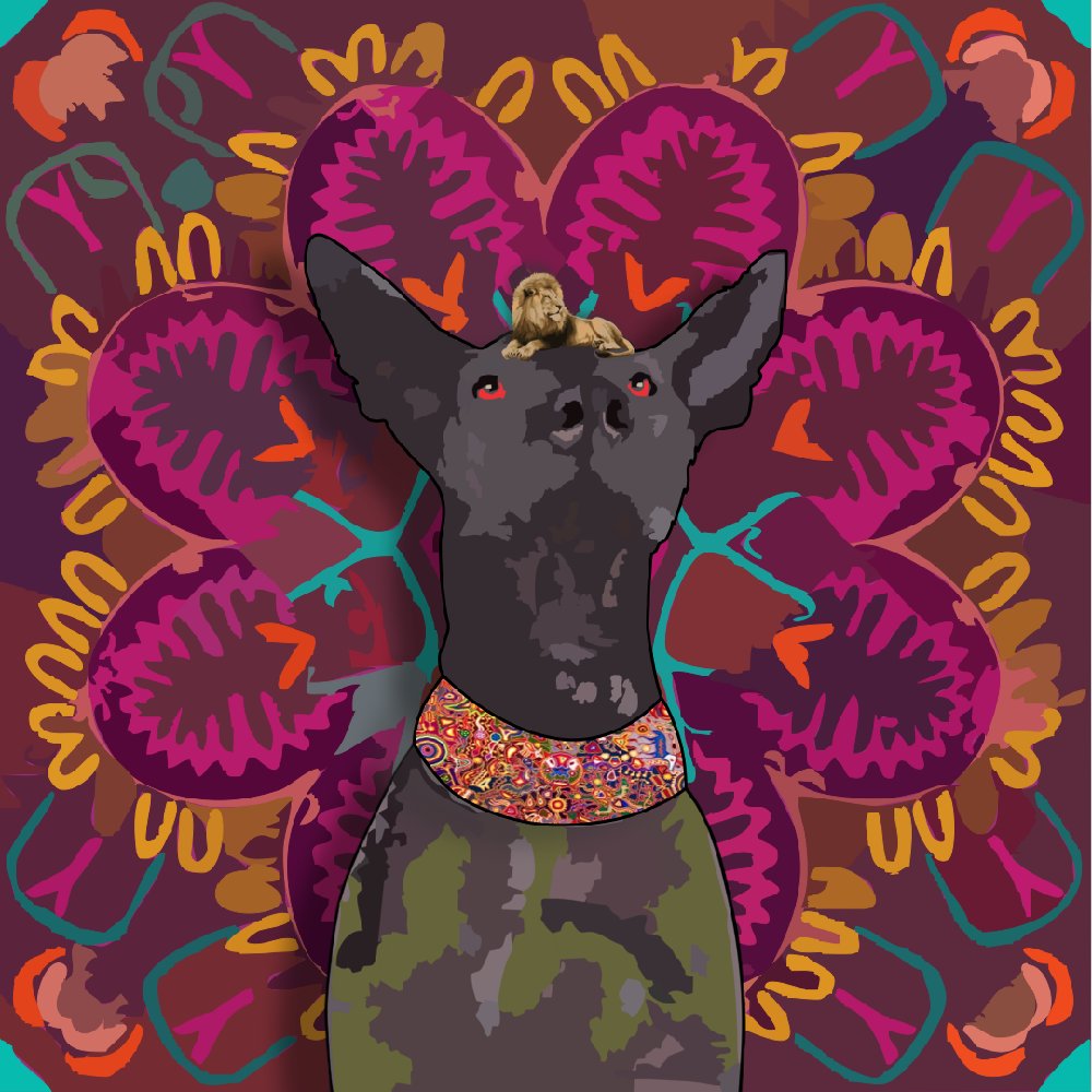 cainster4u's tweet photo. My favorite @XolosCrew why:
1. Love the background color
2. The lion.... I'm a Leo 🦁♌️
3. Xoloescuincle are beautiful dogs 😍 https://t.co/lCEF7PN0AN