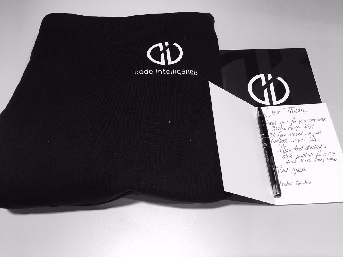 thuanpv_'s tweet image. What a cool gift from @KhaledYakdan @CI_Fuzz!! It was my pleasure to present our recent work on parallel fuzzing #aflteam_fuzzer at #FuzzConEurope 2021. Looking forward to attending other events being organized by Code Intelligence.