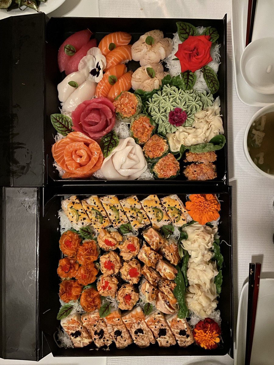 Sushi Box from Toronto sushi restaurant ‘Toro Toro’ https://t.co/ljzNo4u8EK