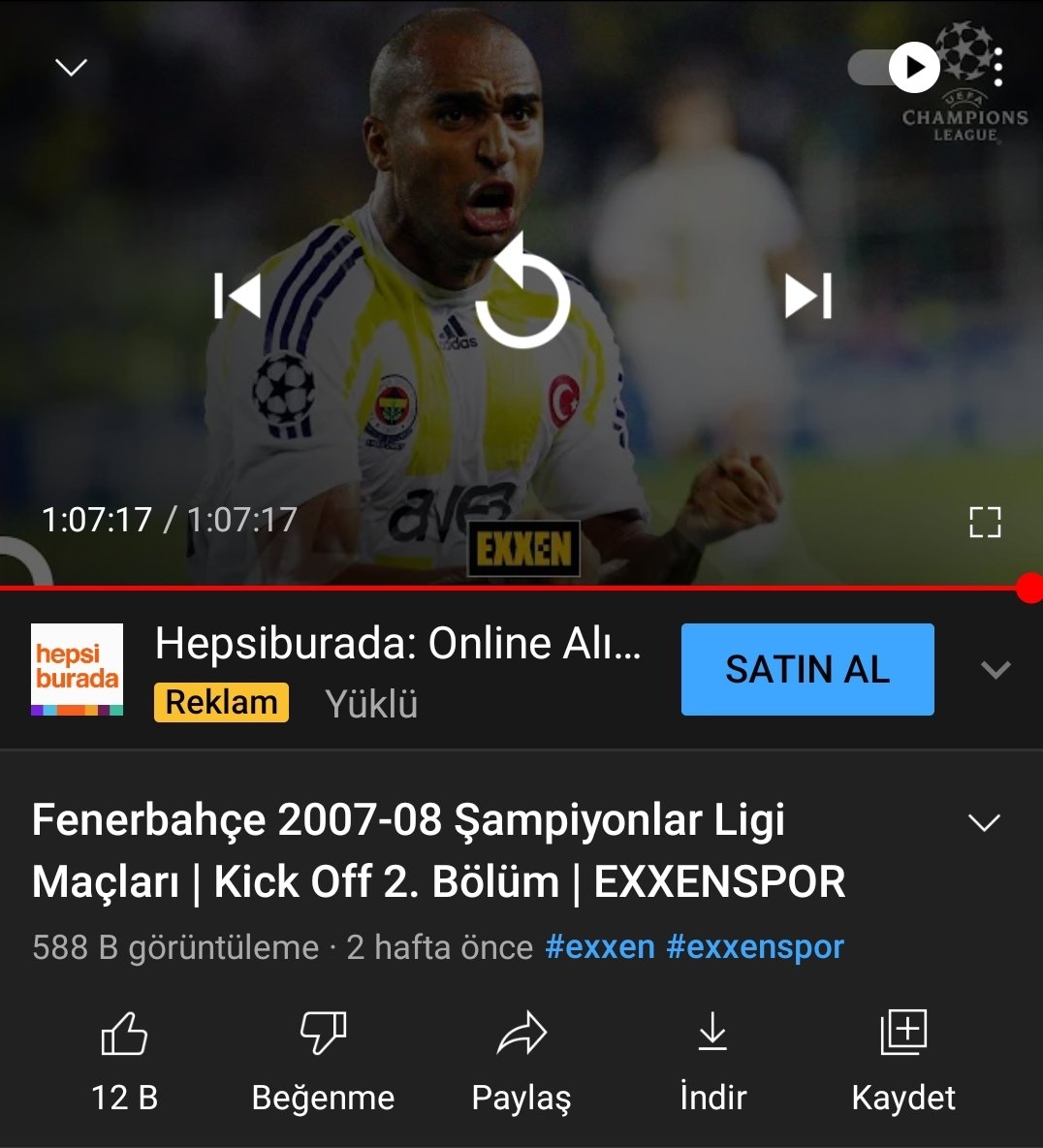 Malum video da izlendiğine göre iyi geceler.