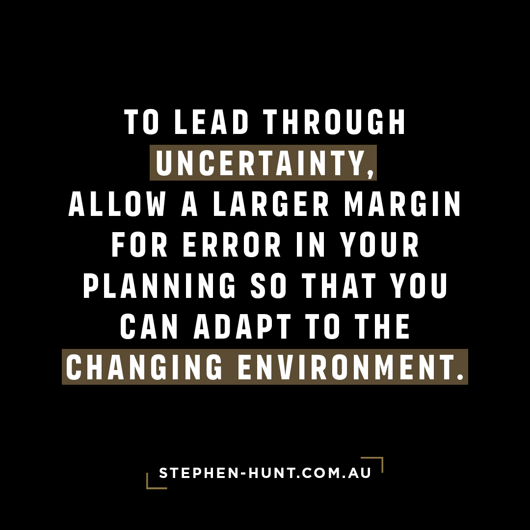 My latest blog about Leading Through Uncertainty is now up on our website. Click the link here: bit.ly/3Fwnapu #hospitalitymanagement #finance #australiapubs #business #hunthospitality #stephenhunt