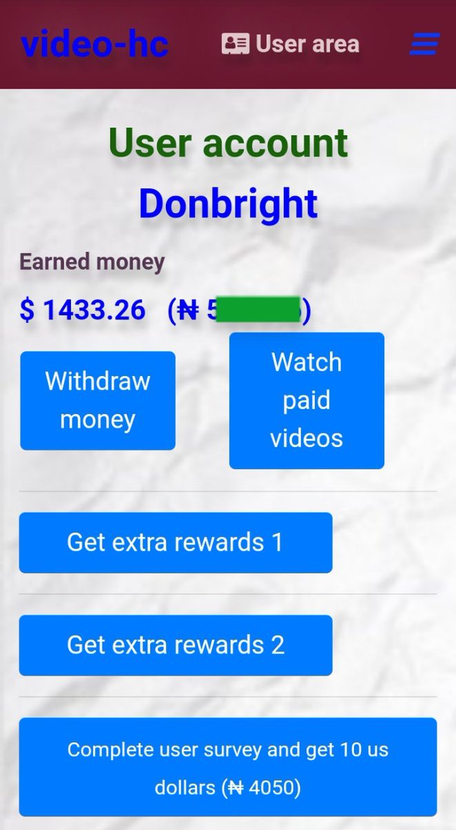 DONBRIGHT50's tweet photo. sign up to get a 10 US Dollar newcomer bonus! I made more than 200 US Dollars by watching the video here, so you can try it. https://t.co/ADeYEvhf1n sign-up guys if you haven't I will be updating you the latest and real cash out from this great platform,
(@ZERO SCAM, 💯%LEGIT) https://t.co/0wK7XsbwJl