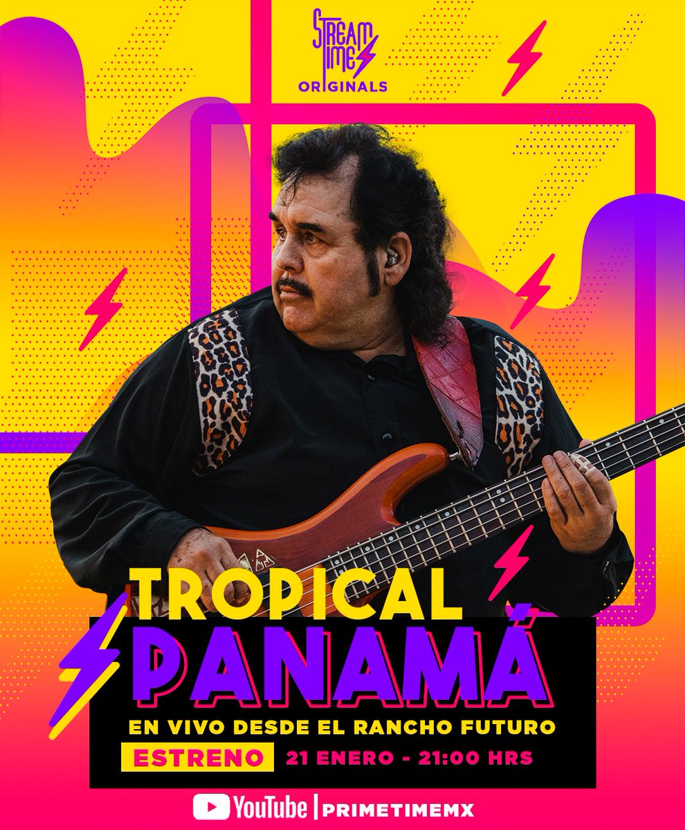 La "fiera de la música tropical" #TropicalPanama nos pondrá a bailar al ritmo de la cumbia en su concierto en vivo desde el Rancho Futuro, este viernes 21 de enero a las 9:00 PM por el canal de YouTube de <a href="/primetimemx/">Primetime</a> 💃🎶 

⏰ Activa tu recordatorio aquí: youtube.com/watch?v=n9xrLq…