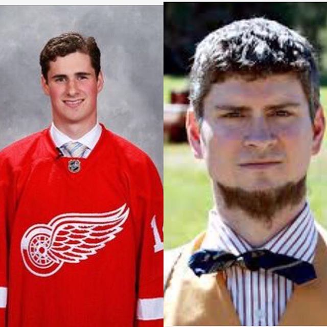 Clarkpickle's tweet photo. @spittinchiclets Larks and Mose Schrute. Not convinced they're not the same person. Have you ever seen them in the same room? https://t.co/nrLDSvXsK1