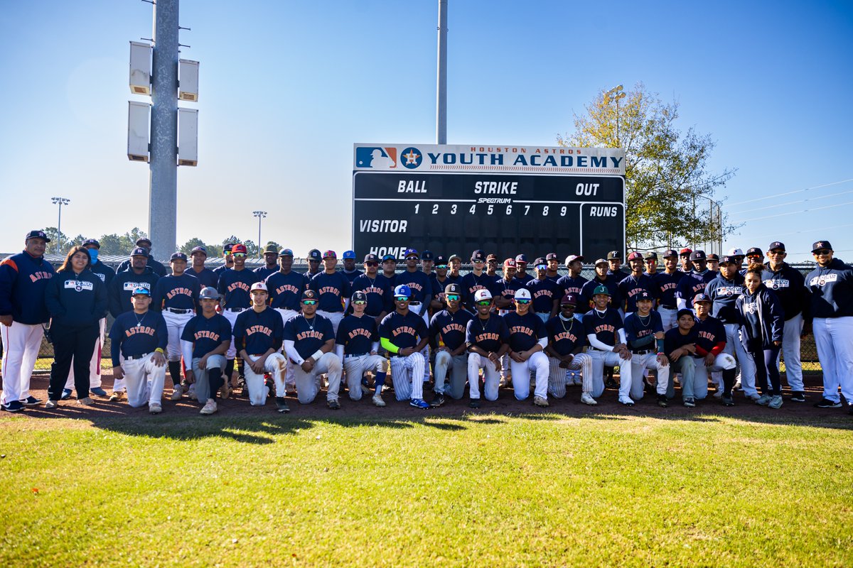 Houston Astros on X: Earlier today, members of the Astros Youth Academy  put their talents on display for college and pro scouts as part of the  annual Scout Day held on Martin