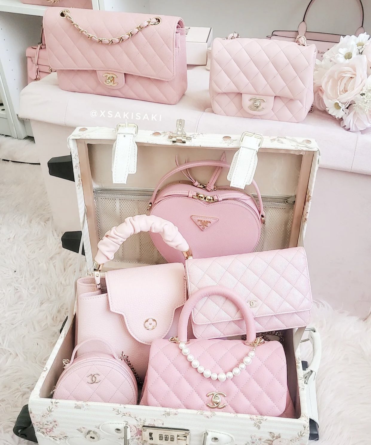 m ✨ on X: the perfect pink bag collection
