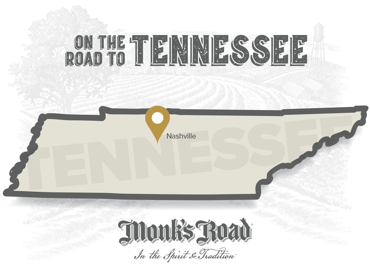 Our Monk’s Road team is on the road to #Tennessee. First stop, Nashville! Head to our Facebook page to see the tastings happening in the area this week.