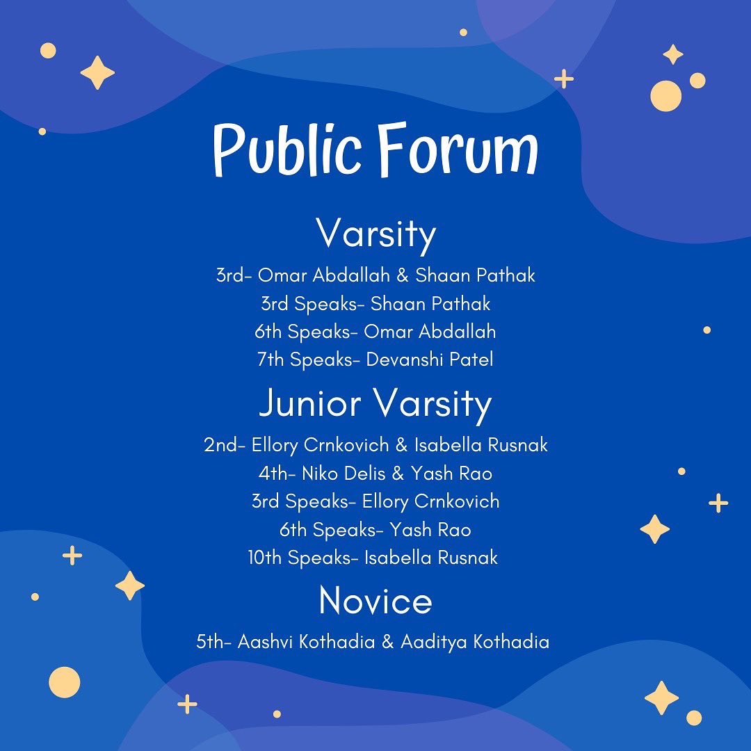 Carl Sandburg Debate Team tweet media