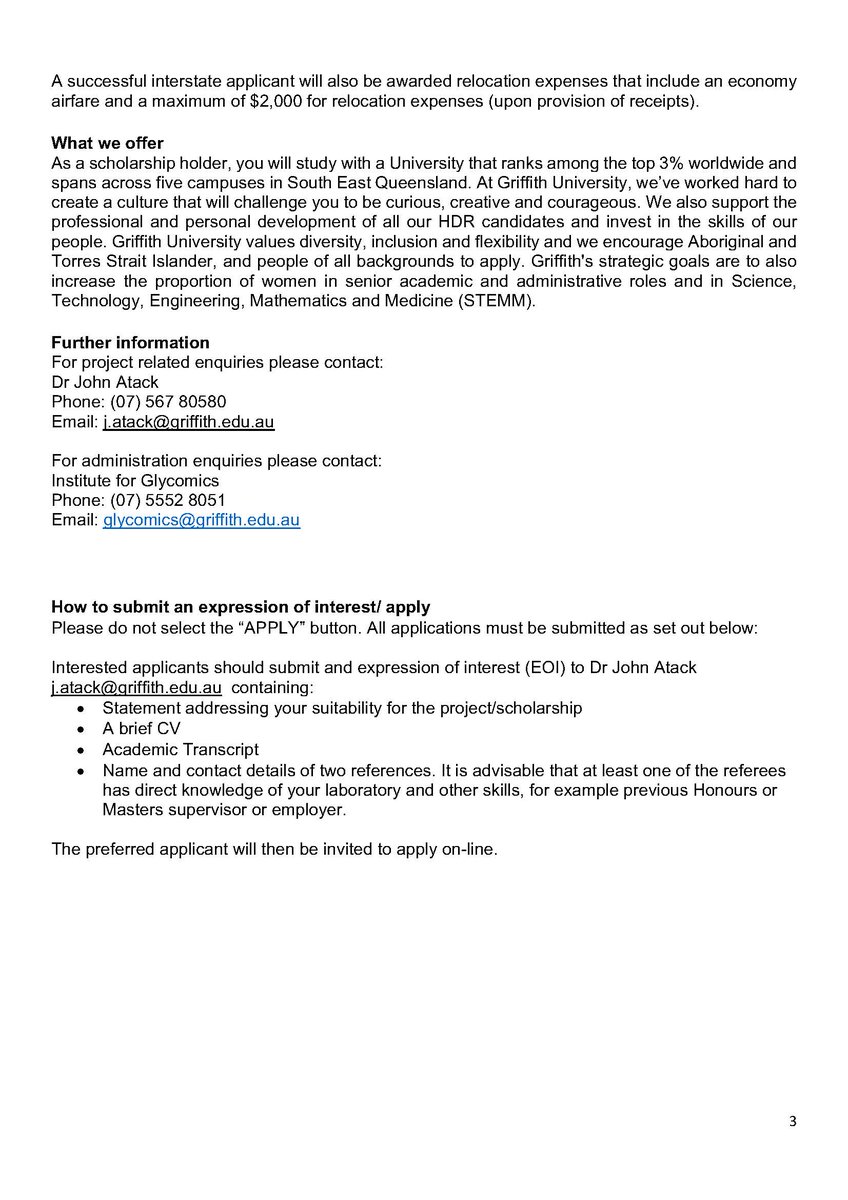 Twitterverse - I have an opening for a PhD student. Come join me on the Gold Coast to work on gene and virulence factor regulation in human pathogens. Full advert below. Open to Australian and international applicants. EoI to me by email. Please RT