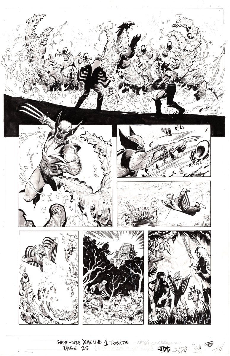 Jason D'Ambroiso (@unstoppablejd) on Twitter photo Hey <a href="/joshuacassara/">JOSH Cassara</a> I got a new scanner and working through my collection... Look how pretty! (If anyone has Original art from this book and wants to sell reach out!) #giantsizedxmen #Wolverine #originalcomicart Hey <a href="/joshuacassara/">JOSH Cassara</a> I got a new scanner and working through my collection... Look how pretty! (If anyone has Original art from this book and wants to sell reach out!) #giantsizedxmen #Wolverine #originalcomicart