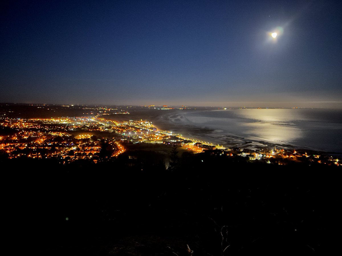 No blue Mondays here. Newcastle above #fullmoon #BlueMonday