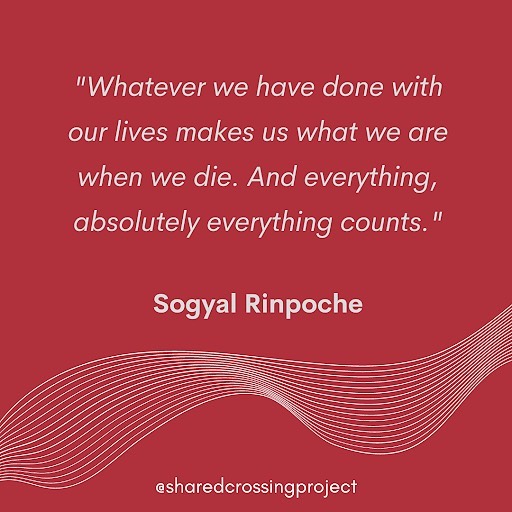 SharedCrossings's tweet photo. Agree? 

#quote #consciousliving #consciousdying #sharedcrossing #deathpositivity https://t.co/Ds4gRQwxYF