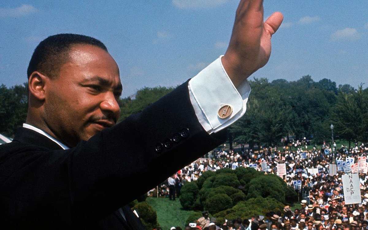 Gaines_and_Co's tweet photo. “Life’s most persistent and urgent question is, ‘What are you doing for others?'” - #MLK
#MLKDAY2022 #Dream #MartinLutherKingJR https://t.co/k9W1kMJ6Kz