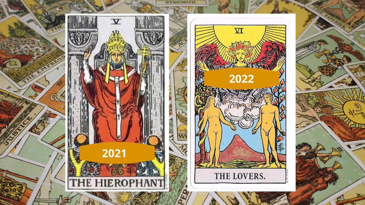 zannastarr's tweet photo. If 2021 was a "Hierophant Year," what is 2022? Find out today on Tarot Notes!

https://t.co/H1BY4bzyB4

#tarotnotes #zannastarr #tarotcardof2022 #tarotcardoftheyear #thelovers https://t.co/oiuTNHq9XF