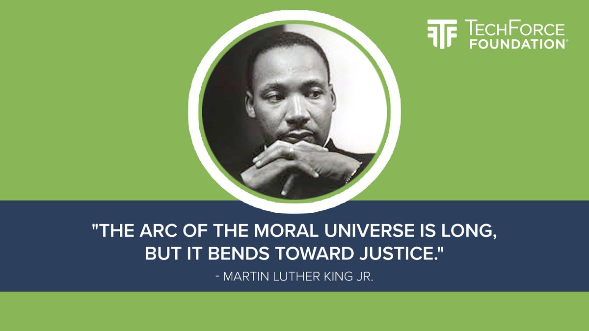 Today we commemorate the life, accomplishments and service of Dr. Martin Luther King, Jr., and celebrate his enduring legacy. How are you making a more just world?

#MLKDay2022 #MLK #MLKDay #WhenTechsRockAmericaRolls #NewCollarCareer