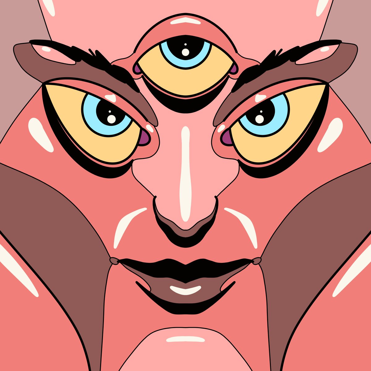 calamityjesz's tweet image. hello degens, here's flat face by @vasilijtorg 
i loooooove it!!!
made my day!!!
#nftart #flatface #OpenSeaNFT #NFTCommunity
