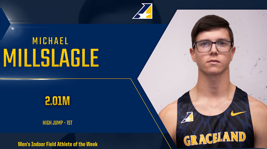 GUjackets's tweet photo. Michael Millslagle Named Indoor Field Athlete of the Week. Release: https://t.co/AYivYmXbpH
 - https://t.co/AYivYmXbpH https://t.co/lrninpgYo2