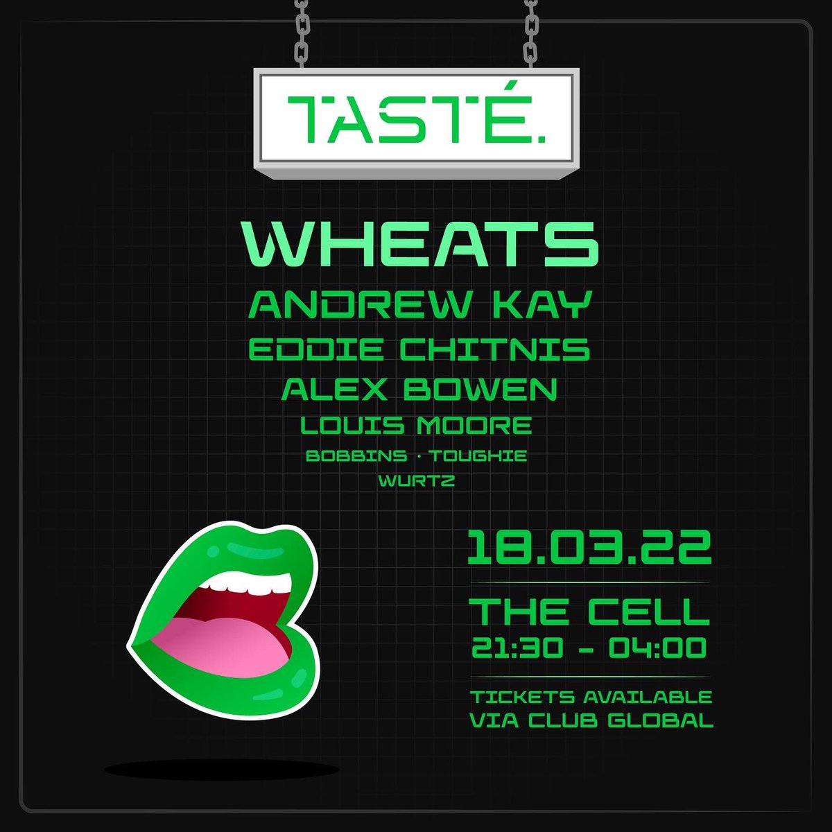 18.03.22 - NOTTINGHAM 
Early birds already SOLD OUT. General release now on sale! Stella lineup W/ <a href="/wheats_dj/">Wheats</a>, @AndrewKayOFC + more.