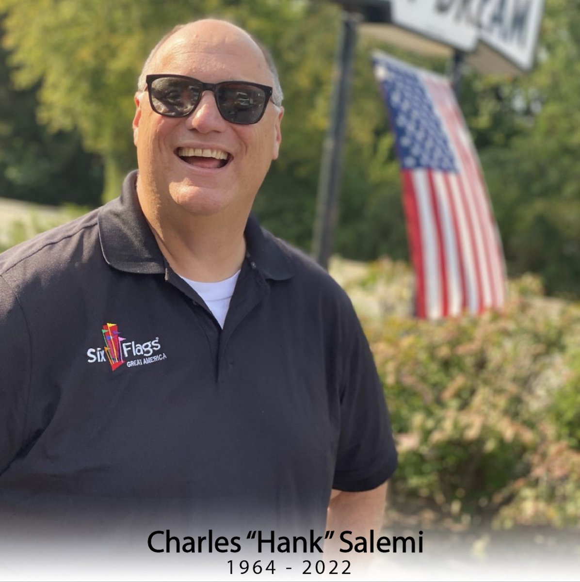 SFGreat_America's tweet photo. Today we bid farewell to our friend, colleague &amp; leader. Your passion &amp; dedication were second to none. Your wit &amp; wisdom made us better people. To say you will be missed is an understatement. We know your spirit will live with us in all we do.
Charles “Hank” Salemi 1964 - 2022 https://t.co/2oEGVs6rnA