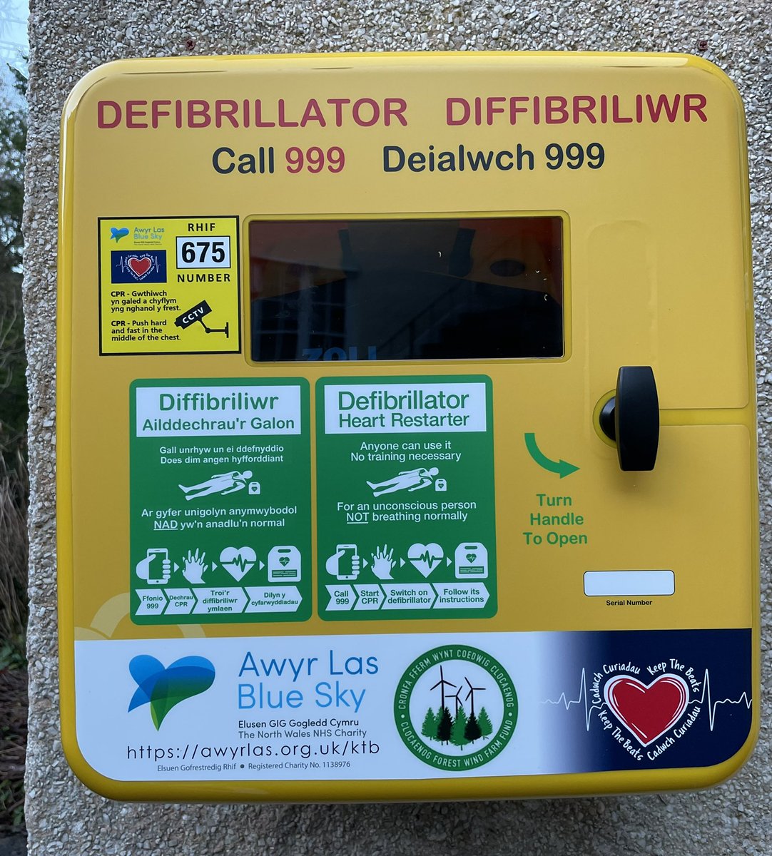 PadsCymru's tweet photo. 3๏ธโฃ New Public Access Defibrillators available 24/7 at #Llanrhaeadr #Bontuchel #Cyffylliog have now been registered with https://t.co/KHrbD9B33W Rescue Ready ๐ข Working in partnership with @ClocaenogCF @awyrlascharity @CadwchCuriadau saving lives within local communities โค๏ธ https://t.co/cviFyghUQV