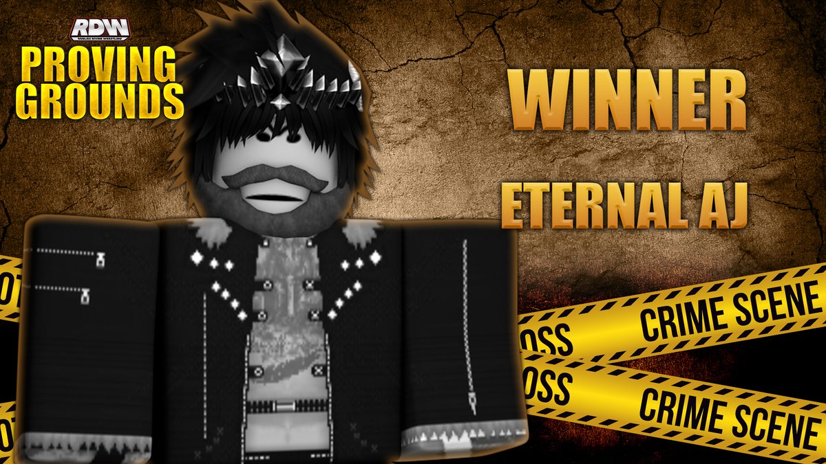 RDWRBLX's tweet photo. RDW: Proving Grounds || RESULTS

@Eternal_AJ was the mystery opponent set to face Killer Storm, and won the match 3/1! https://t.co/8SqHvxybSx