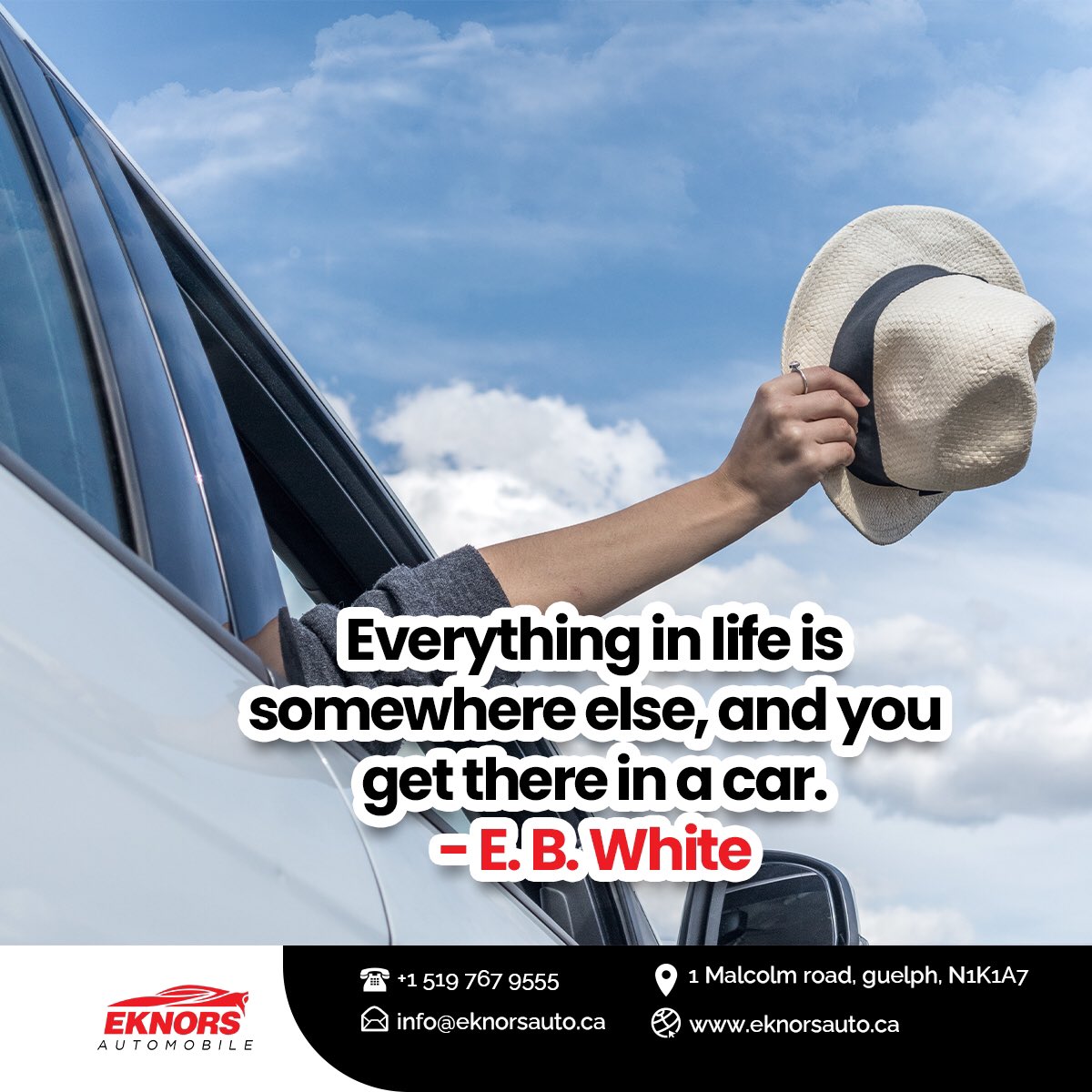 Let’s make your journey easy.

Be there in a car from EKnors Automobile.

Home of quality and affordable used cars.

#eknorsauto #cars #automobile #dealership #blizzard #WinterStorm #winter #guelph #ontariostorm #Ontario #canada