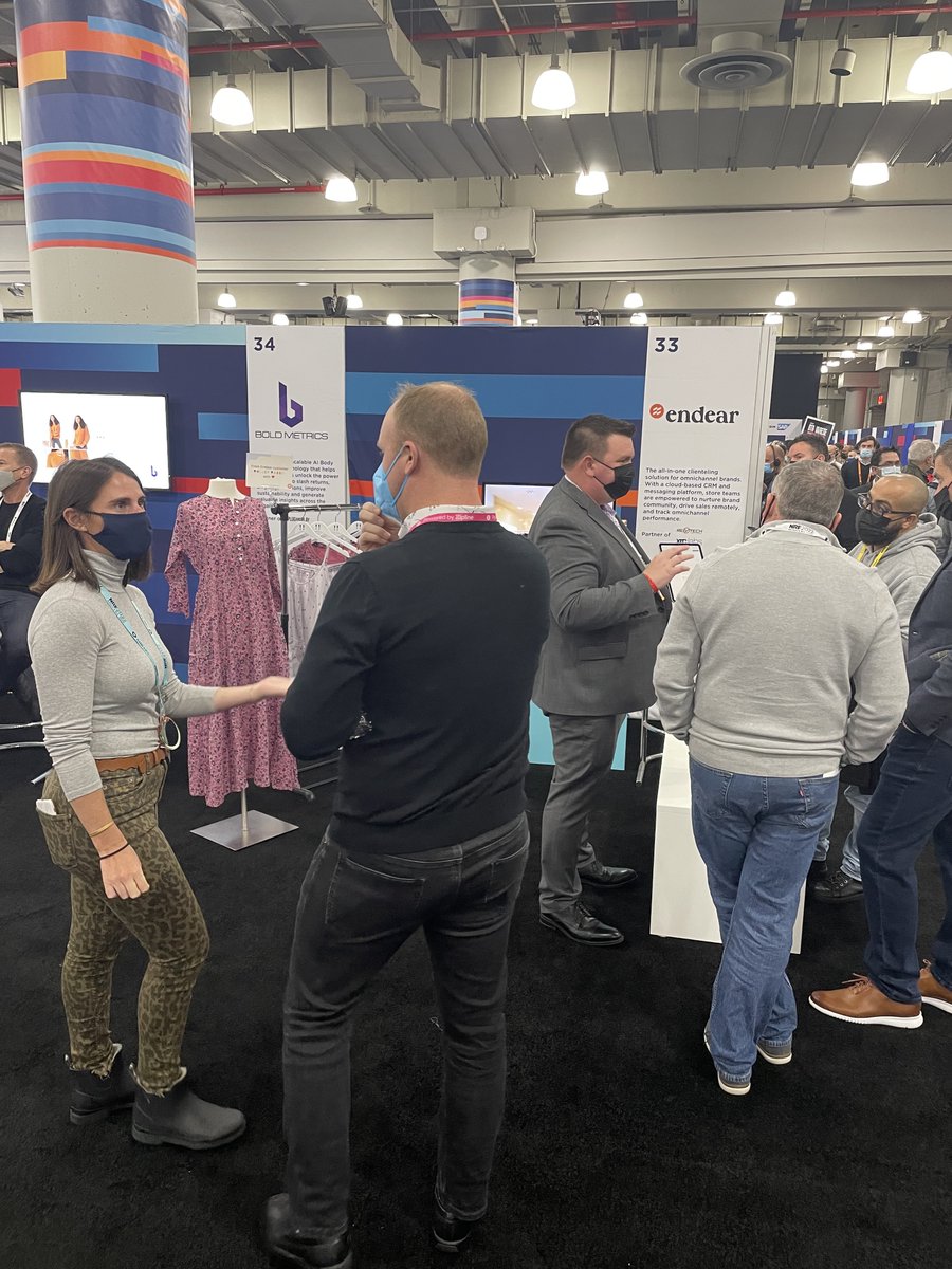 Quite the busy day over here at booth 33. Where's everyone heading later this evening? #nrf2022