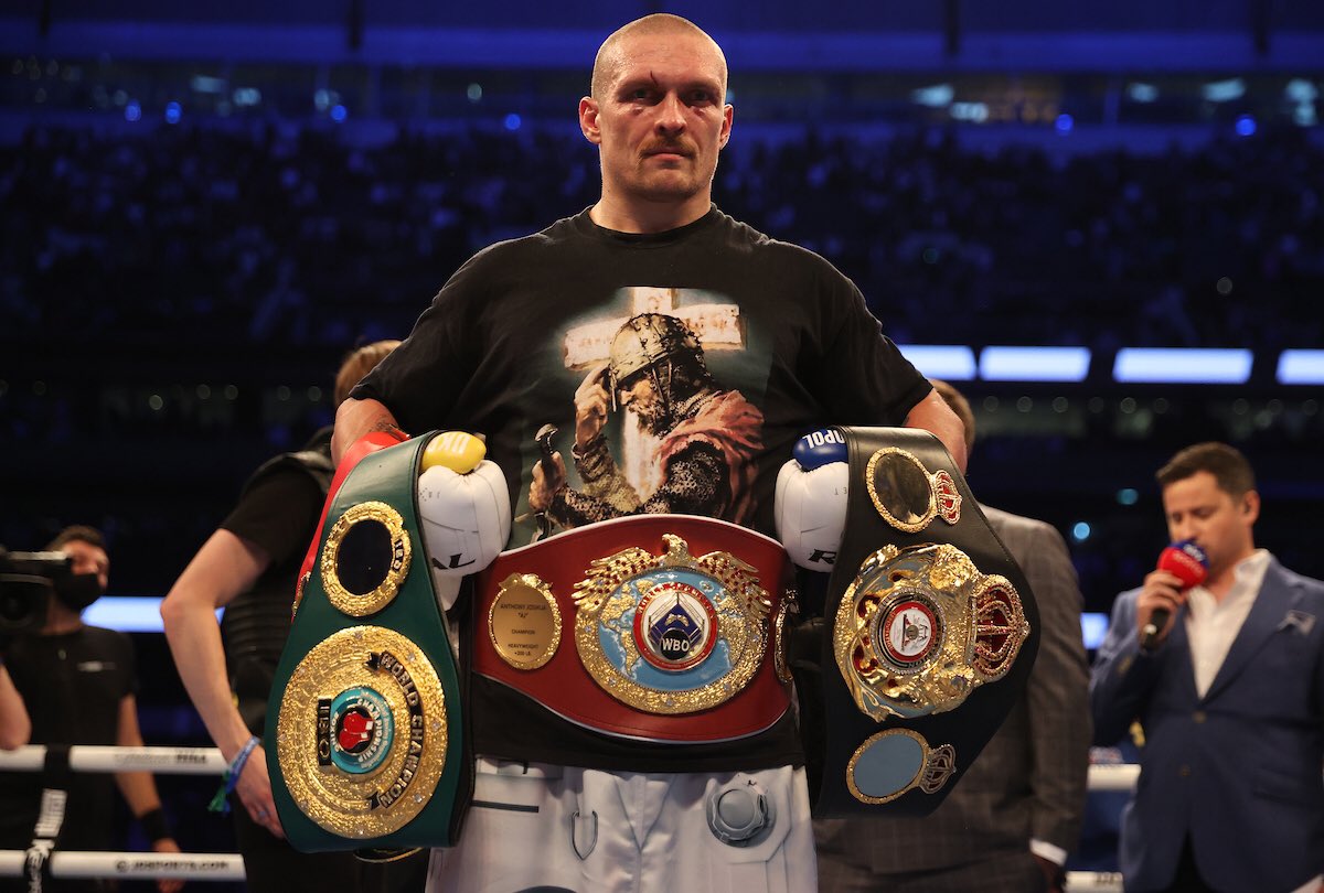 Happy 35th Birthday to the unified heavyweight champion of the world, Oleksandr Usyk 