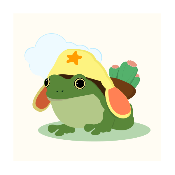 Namlah__0's tweet photo. Continuing my #100DaysOfVector
Day 32: Cactus Collector
My dummy frog hehehe
Challenge by @munespice
#munespice50k #illustration #uist202 https://t.co/980eaGOBFk
