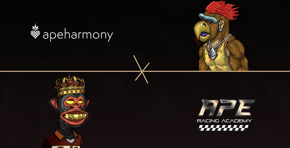 Ape Racing Academy (@aperacingeth) on Twitter photo <a href="/ApeRacingETH/">Ape Racing Academy</a> X <a href="/ApeHarmony/">Ape Harmony Monster Club</a> Colab 🏁
We'll be giving away 50 MVP spots to their holders!
☑️Follow both accounts
☑️Join both Discords
discord.gg/apeharmony
discord.gg/aperacingacade… <a href="/ApeRacingETH/">Ape Racing Academy</a> X <a href="/ApeHarmony/">Ape Harmony Monster Club</a> Colab 🏁
We'll be giving away 50 MVP spots to their holders!
☑️Follow both accounts
☑️Join both Discords
discord.gg/apeharmony
discord.gg/aperacingacade…