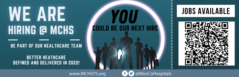 Check out our positions available at MCHS!  #YourMCHS
