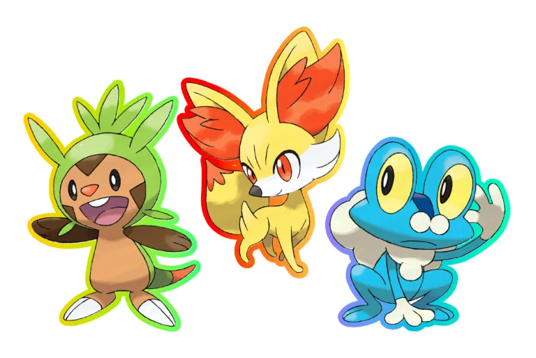 Here's the new Pokemon starters for the sixth generation, Pokemon