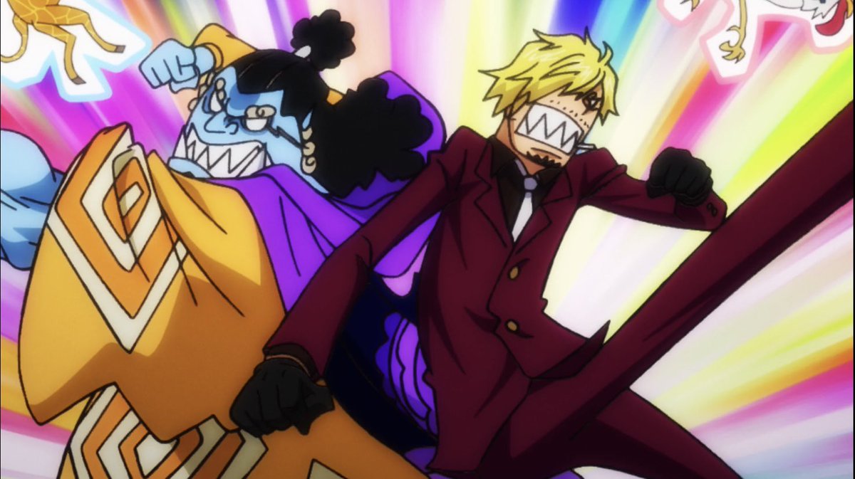 animalsofOP's tweet image. #ONEPIECE1006 SPOILERS
.
.
jimbei and sanji understood the assignment 😤😤😤