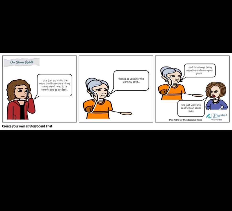 MunibasQuill's tweet photo. Pandemic Etiquette (1/6)
WHAT NOT TO SAY WHEN CASES ARE RISING:

With cases on the rise again and the pandemic continuing, here’s a PSA on how not to respond to such news

#pandemic #KarachiEat2022 #PSA https://t.co/m25tNg4KtN