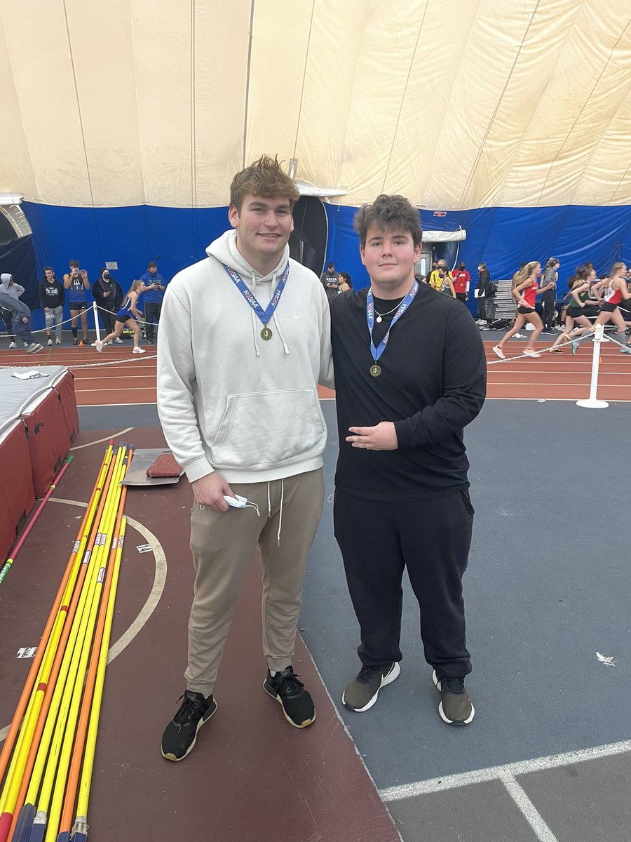 Congrats to Mike and Nik for winning the Group 3 shot put relay!