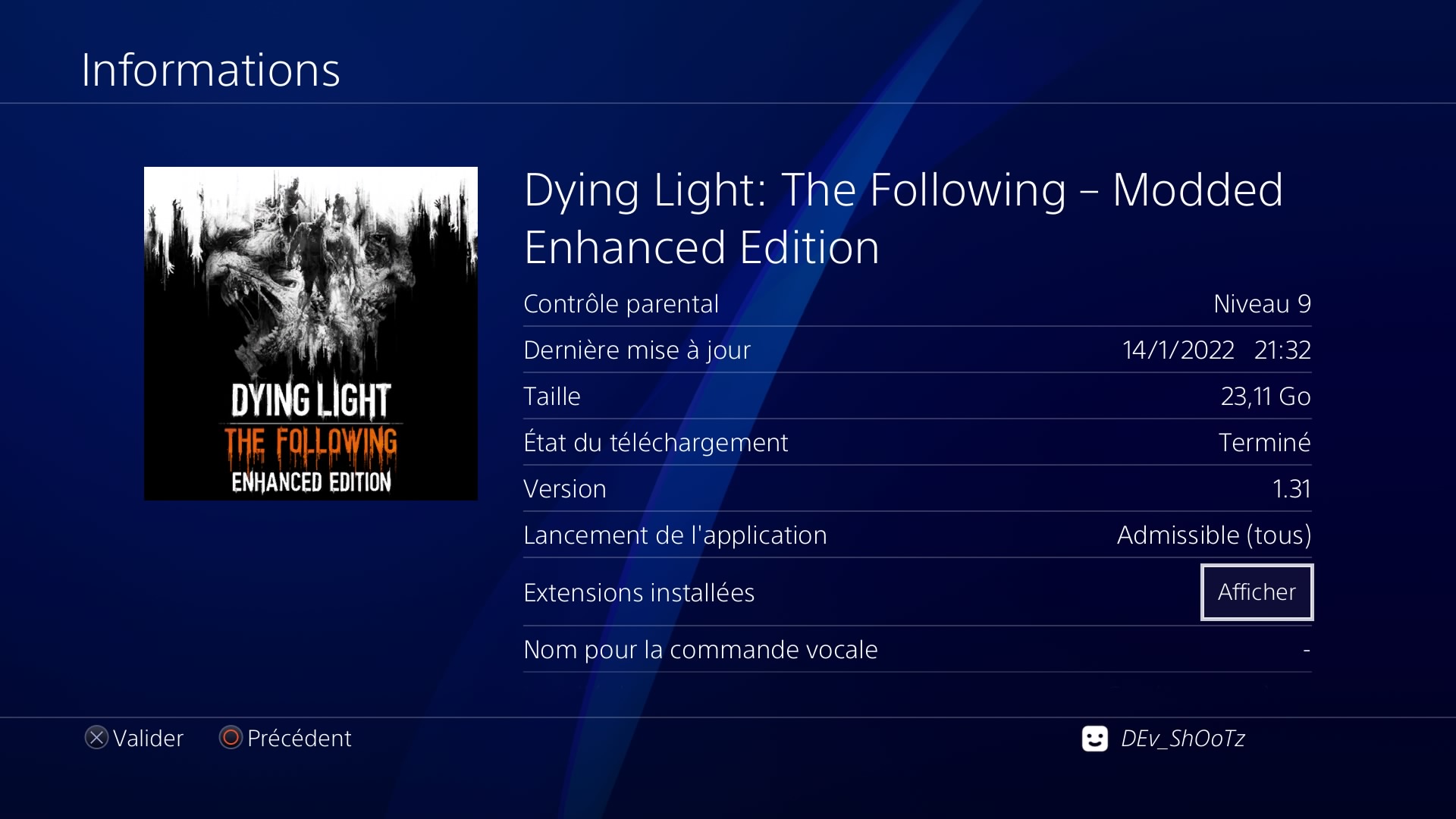 Dying Light 1.19 PS4 Developer Cheat Menu FPKG via DEv_ShOoTz