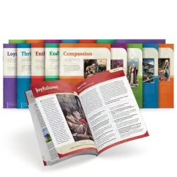 iblp's tweet photo. The 49-booklet Biblical Character Illustrated Curriculum is complete! Each booklet teaches one quality through four lessons packed with practical applications to everyday life. Other instructional material is also included in each booklet. Check it out at https://t.co/3MDkk9MatH! https://t.co/TcVCl6Qepp