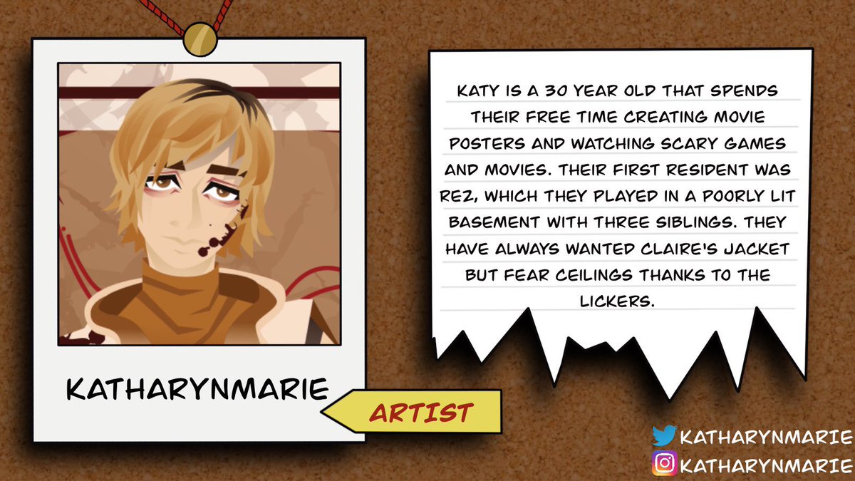 REVillageZine's tweet photo. ☣️CONTRIBUTOR SPOTLIGHT☣️ 

We're excited to introduce @KatharynMarie as an artist and are greatly looking forward to their work! #gmtz https://t.co/TYb8Gn4E8H