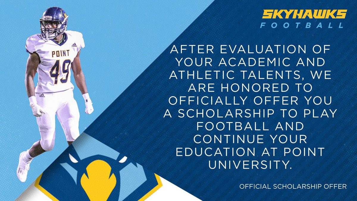 SharnardP's tweet photo. Blessed to receive an offer from Point University @CoachNLawrence @PointFootball ‼️ https://t.co/dEnDeJ3iws