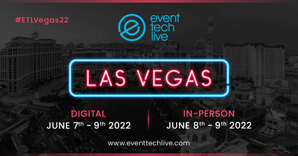 Event Tech Live makes its Vegas debut this year!!! 🇺🇸

We're putting on our first USA in-person event at The Expo at World Market Center Las Vegas, June 7th - 9th!!!

Showcase your #EventTech and book now by emailing enquiries@eventtechlive.com

#EventProfs #ETLVegas22 #Tech
