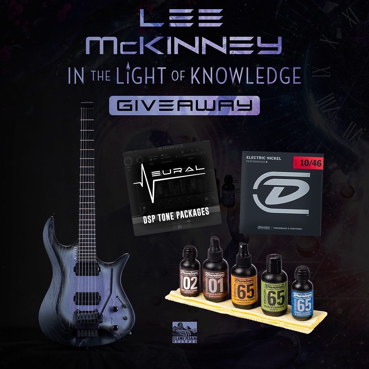LeeOsiris's tweet photo. Although the album is out, there are still FOUR MORE DAYS for you to be entered to win these amazing prizes! All you have to do is purchase In the Light of Knowledge on CD or vinyl! #IntheLightofKnowledge  -> https://t.co/XrK83r8zIc https://t.co/Posr8Vaf7p
