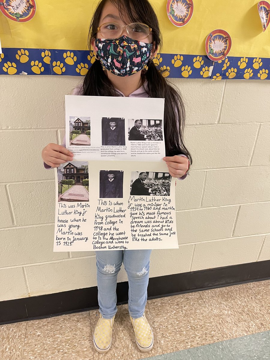 I love teaching my students and helping to continue to teach them about the hero that was Dr. King! Thank you Dr. King for your wisdom &amp; words that will life with us forever. <a href="/MoteElementary/">Anna P. Mote</a> <a href="/RedClaySchools/">Red Clay Consolidated School District</a> #MartinLutherKingDay