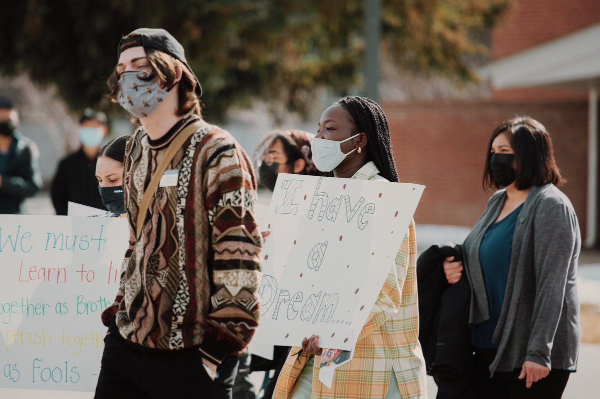 📸 from NAU’s #MLKDay Commemorative March.