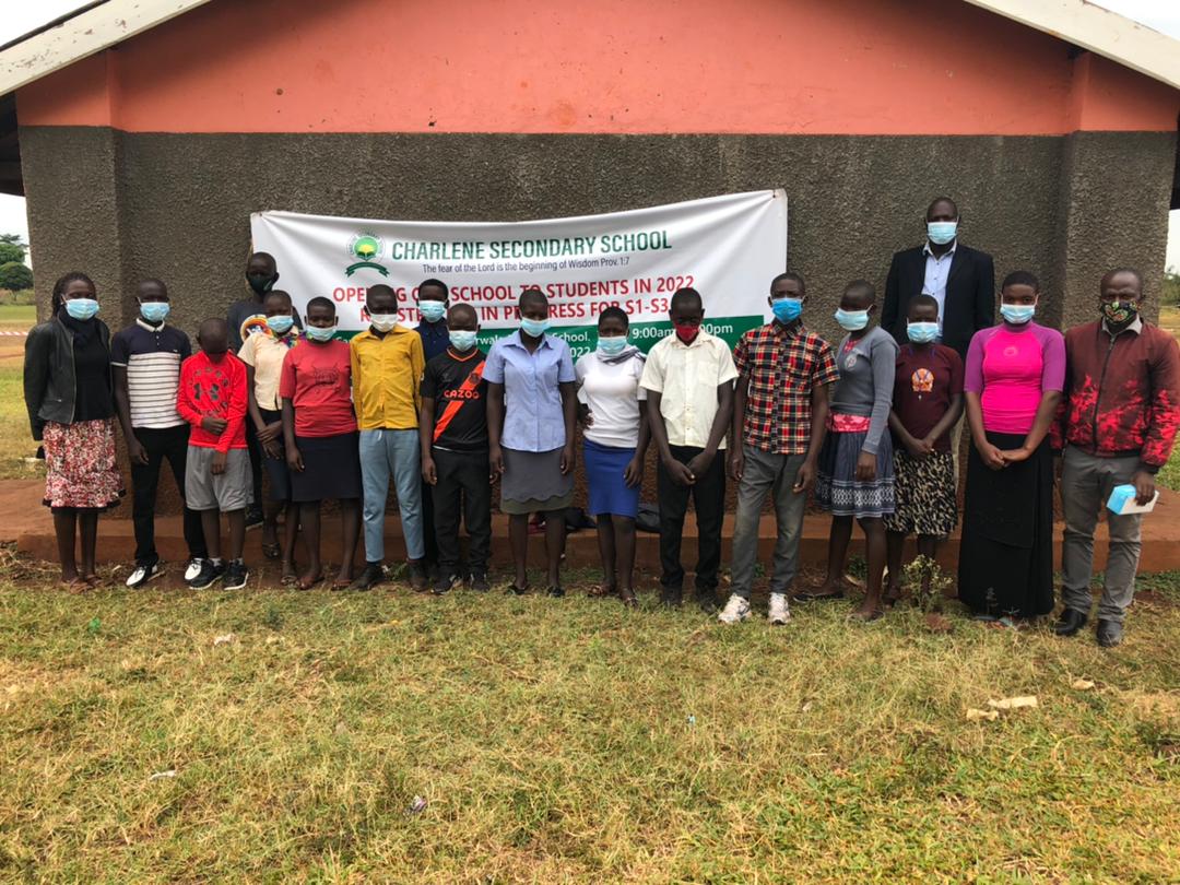 charlenesproj's tweet photo. Charlene Secondary School received its first pupils today - Day 1 in school - after quite a few years of planning and fundraising - in temporary accommodation as the school buildings complete. Thank you to so many who have made this possible. #charlenesproject https://t.co/VH02BNm1F4